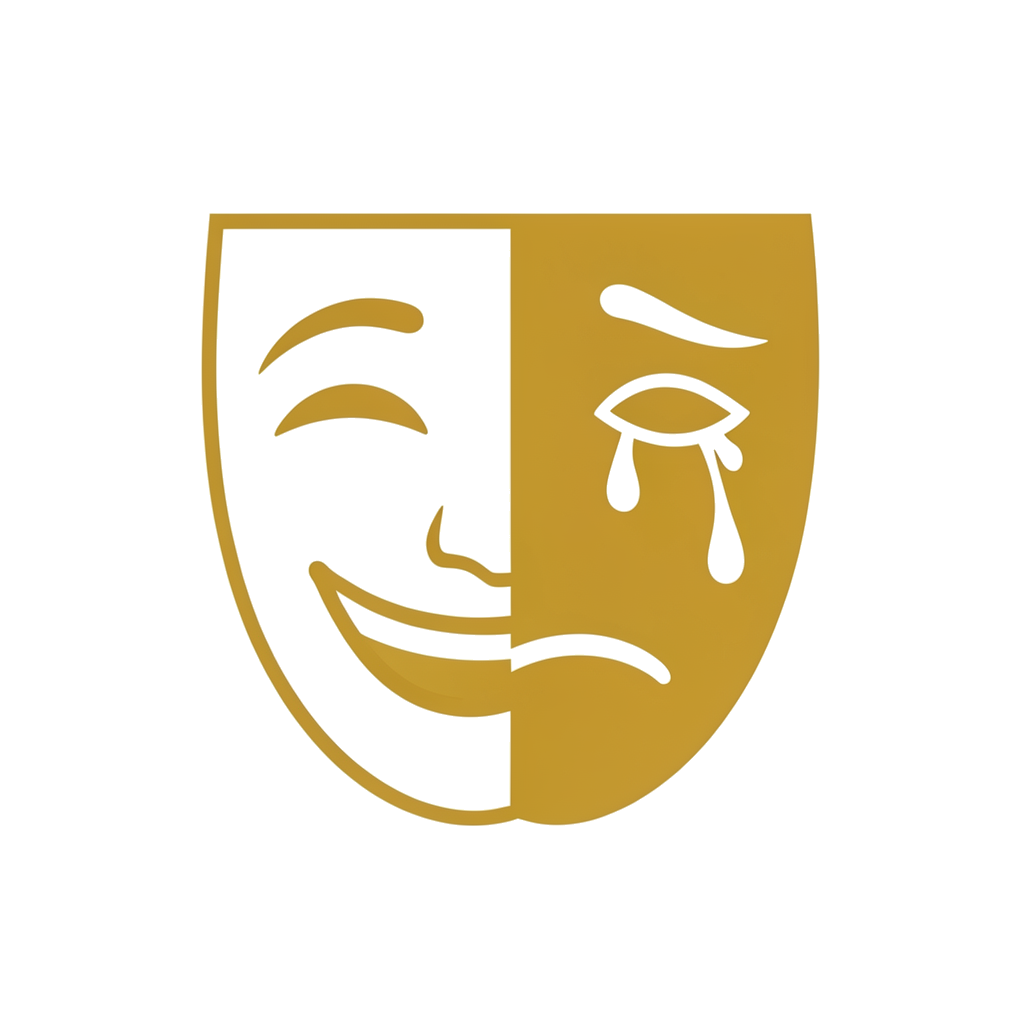 Comedy and tragedy theatre mask